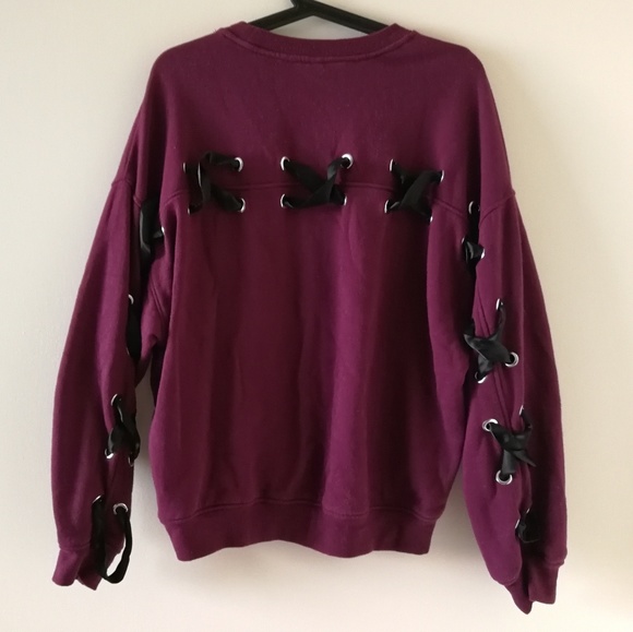 "not average" purple sweatshirt - Picture 3 of 4